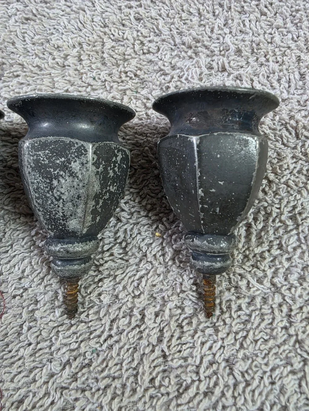 Vintage Screw In Candle Holders Set Of Four